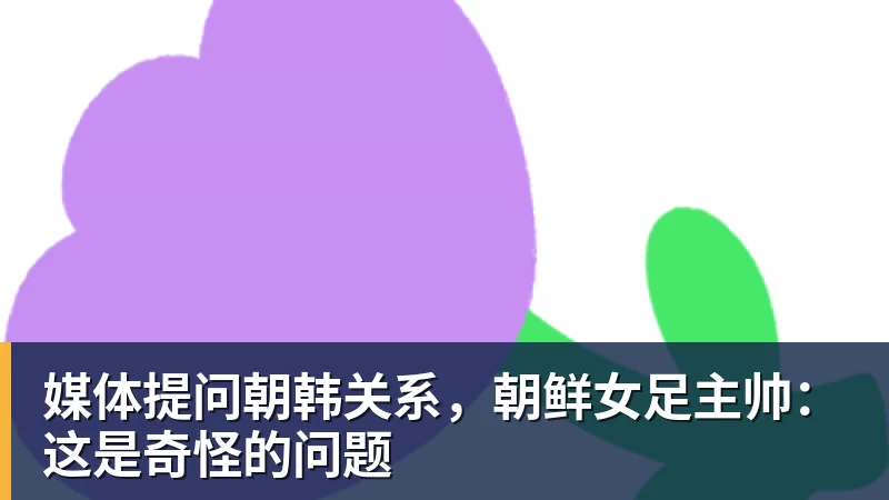 媒体提问朝韩关系，朝鲜女足主帅：这是奇怪的问题