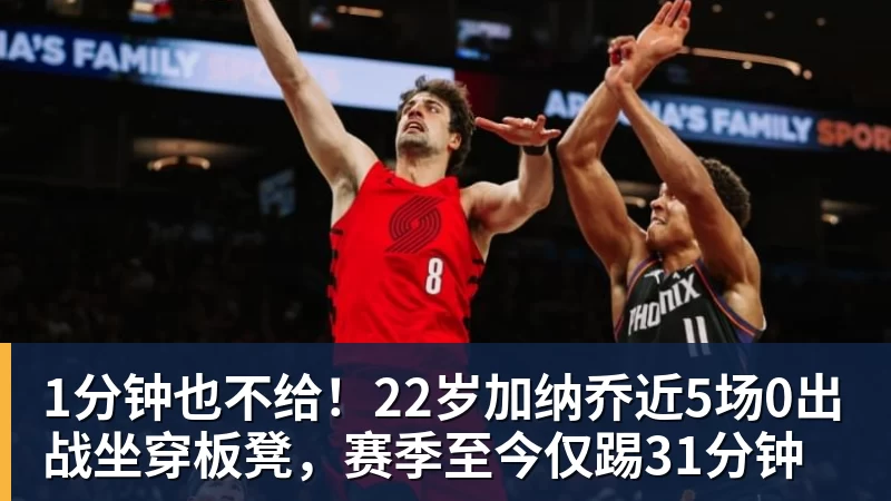 1分钟也不给！22岁加纳乔近5场0出战坐穿板凳，赛季至今仅踢31分钟