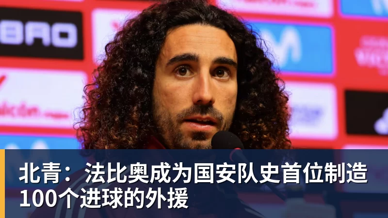 北青：法比奥成为国安队史首位制造100个进球的外援